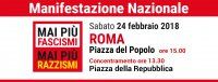 Mai più fascismi: manifestazione nazionale a Roma il 24 febbraio
