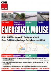 Guglionesi (CB) 7 settembre 2018 Emergenza Molise