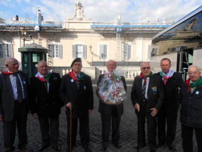 4 novembre 2013 Roma I Reduci Brigata della Maiella ricevuti dal Presidente della Repubblica