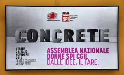 Verona 21-23 novembre 2016 Assemblea nazionale Donne Spi CGIL