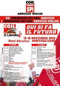 Primo Congresso Spi Cgil Abruzzo Molise