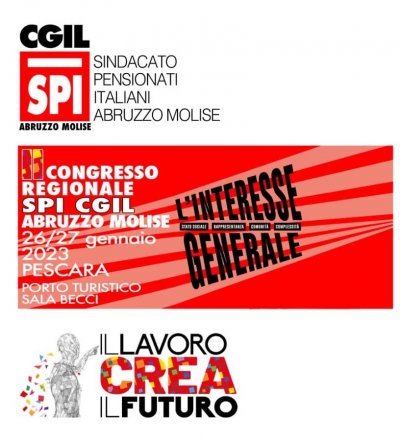 Pescara 26-27 gennaio 2023 II Congresso Spi Cgil Abruzzo Molise