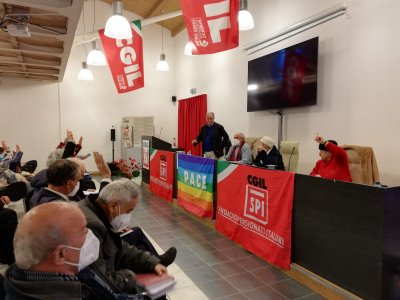 L'Aquila 21 dicembre 2022 VI Congresso provinciale: Umberto Trasatti Segretario generale