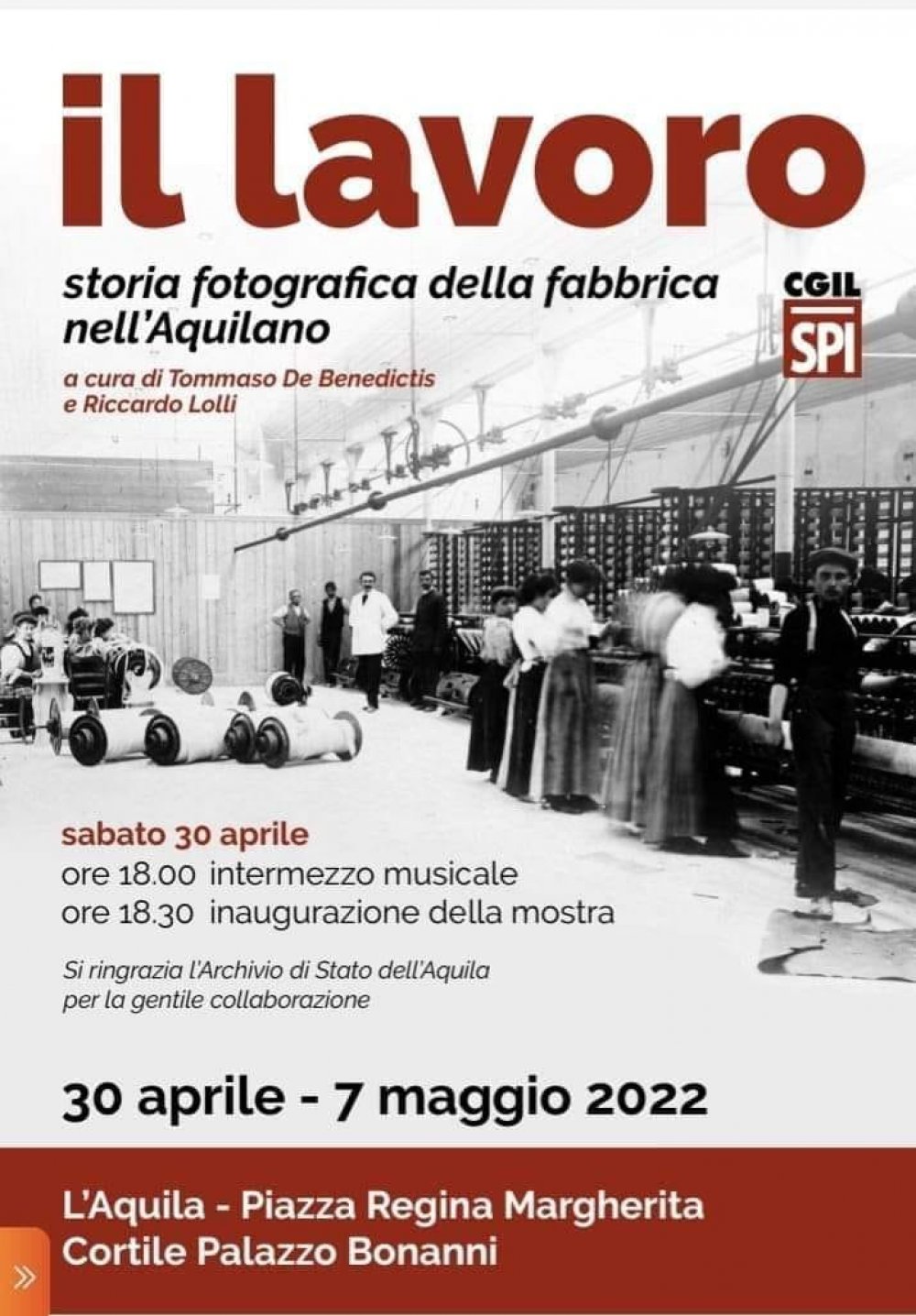 Il lavoro: storia fotografica della fabbrica nell'aquilano