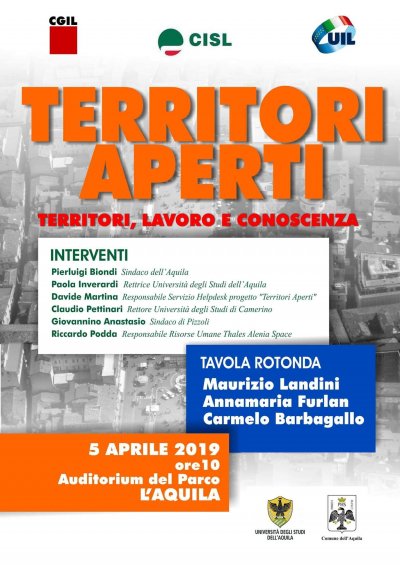 Landini il 5 aprile in Abruzzo nei comuni del cratere sismico